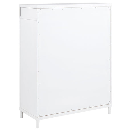  Coaster Furniture Gracemont 225075 5-drawer Bedroom Chest - White IMAGE 2