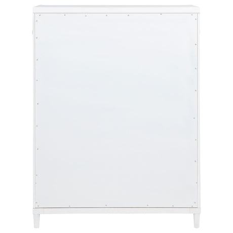  Coaster Furniture Gracemont 225075 5-drawer Bedroom Chest - White IMAGE 5