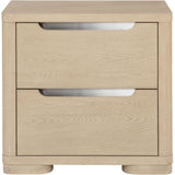  Coaster Furniture Ladera 225082 2-drawer Nightstand Bedside Table - Light Elm IMAGE 3