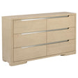  Coaster Furniture Ladera 225083 6-drawer Bedroom Dresser - Light Elm IMAGE 1
