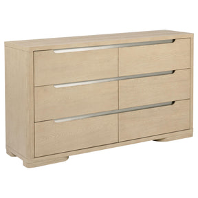  Coaster Furniture Ladera 225083 6-drawer Bedroom Dresser - Light Elm IMAGE 1