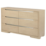  Coaster Furniture Ladera 225083 6-drawer Bedroom Dresser - Light Elm IMAGE 12