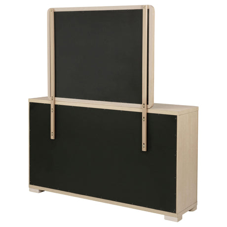  Coaster Furniture Ladera 225083M 6-drawer Bedroom Dresser and Mirror - Light Elm IMAGE 10