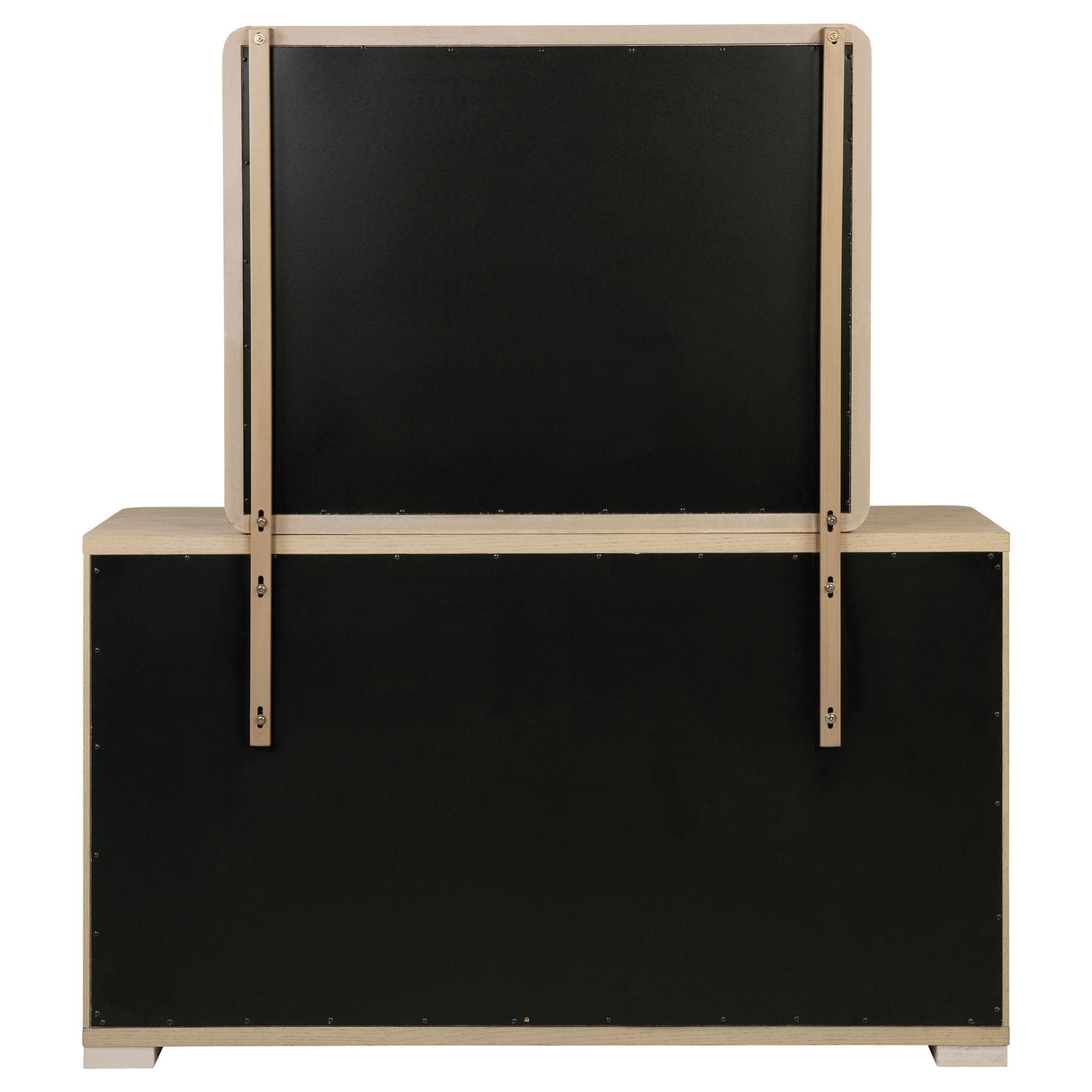  Coaster Furniture Ladera 225083M 6-drawer Bedroom Dresser and Mirror - Light Elm IMAGE 7