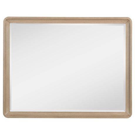  Coaster Furniture Ladera 225084 Dresser Mirror - Light Elm IMAGE 1