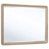  Coaster Furniture Ladera 225084 Dresser Mirror - Light Elm IMAGE 2