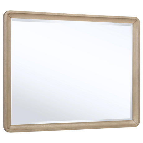  Coaster Furniture Ladera 225084 Dresser Mirror - Light Elm IMAGE 2