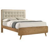 Coaster Furniture Robyn 225091KW Wood California King Platform Bed - Light Ash IMAGE 10