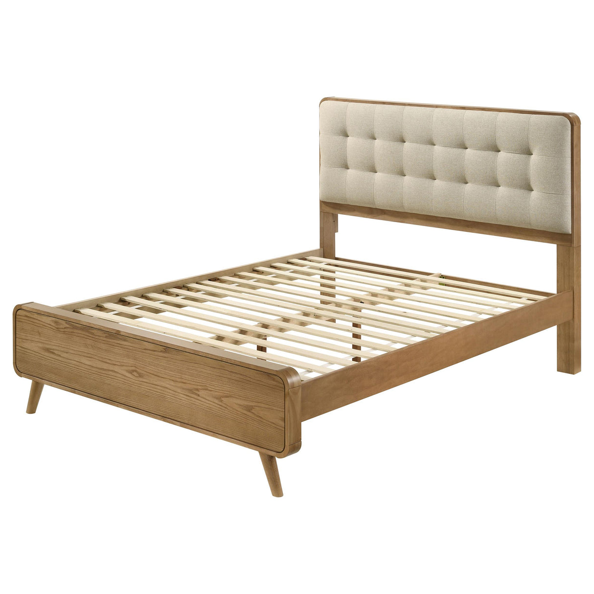  Coaster Furniture Robyn 225091KW Wood California King Platform Bed - Light Ash IMAGE 15