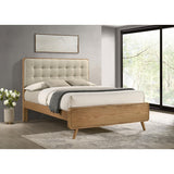  Coaster Furniture Robyn 225091Q Wood Queen Platform Bed - Light Ash IMAGE 4