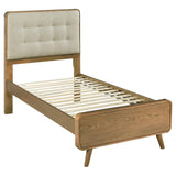  Coaster Furniture Robyn 225091T Wood Twin Platform Bed - Light Ash IMAGE 4