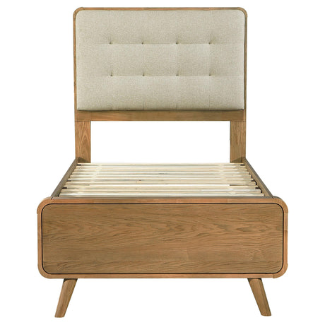  Coaster Furniture Robyn 225091T Wood Twin Platform Bed - Light Ash IMAGE 7
