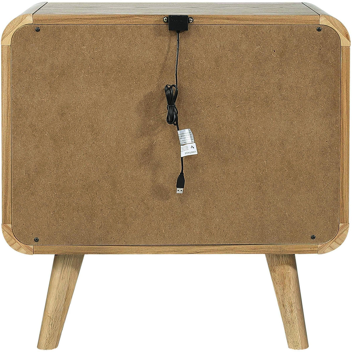 Coaster Furniture Robyn 225092 2-drawer Nightstand Bedside Table - Light Ash IMAGE 7