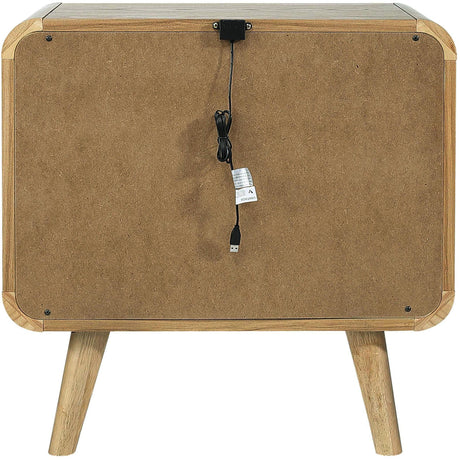  Coaster Furniture Robyn 225092 2-drawer Nightstand Bedside Table - Light Ash IMAGE 7
