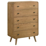  Coaster Furniture Robyn 225095 5-drawer Bedroom Chest - Light Ash IMAGE 1