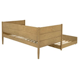  Coaster Furniture Calinda 300685 Wood Twin Daybed With Trundle - Natural IMAGE 5