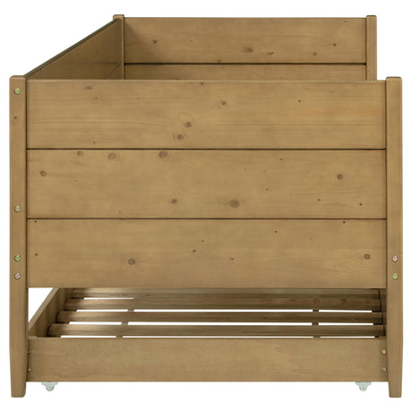  Coaster Furniture Calinda 300685 Wood Twin Daybed With Trundle - Natural IMAGE 9