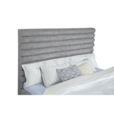  Coaster Furniture Patricia 300719KE 58-inch Boucle Upholstered Eastern King Bed - Grey IMAGE 4