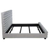  Coaster Furniture Patricia 300719KW 58-inch Boucle Upholstered California King Bed - Grey IMAGE 7