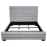  Coaster Furniture Patricia 300719KW 58-inch Boucle Upholstered California King Bed - Grey IMAGE 9