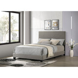  Coaster Furniture Dorian 300851F Fabric Upholstered Full Panel Bed - Taupe IMAGE 3