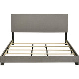  Coaster Furniture Dorian 300851KE Fabric Upholstered Eastern King Panel Bed - Taupe IMAGE 4