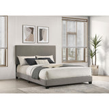  Coaster Furniture Dorian 300851Q Fabric Upholstered Queen Panel Bed - Taupe IMAGE 2