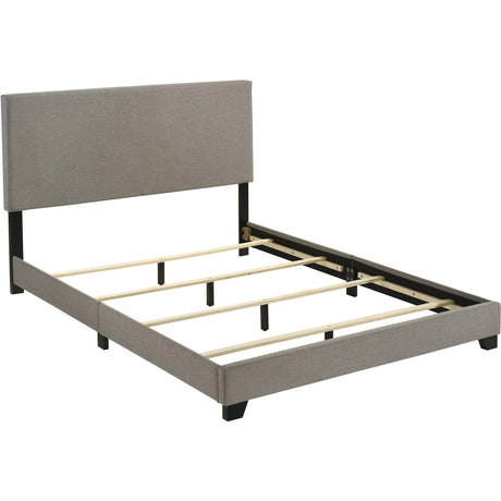  Coaster Furniture Dorian 300851Q Fabric Upholstered Queen Panel Bed - Taupe IMAGE 3