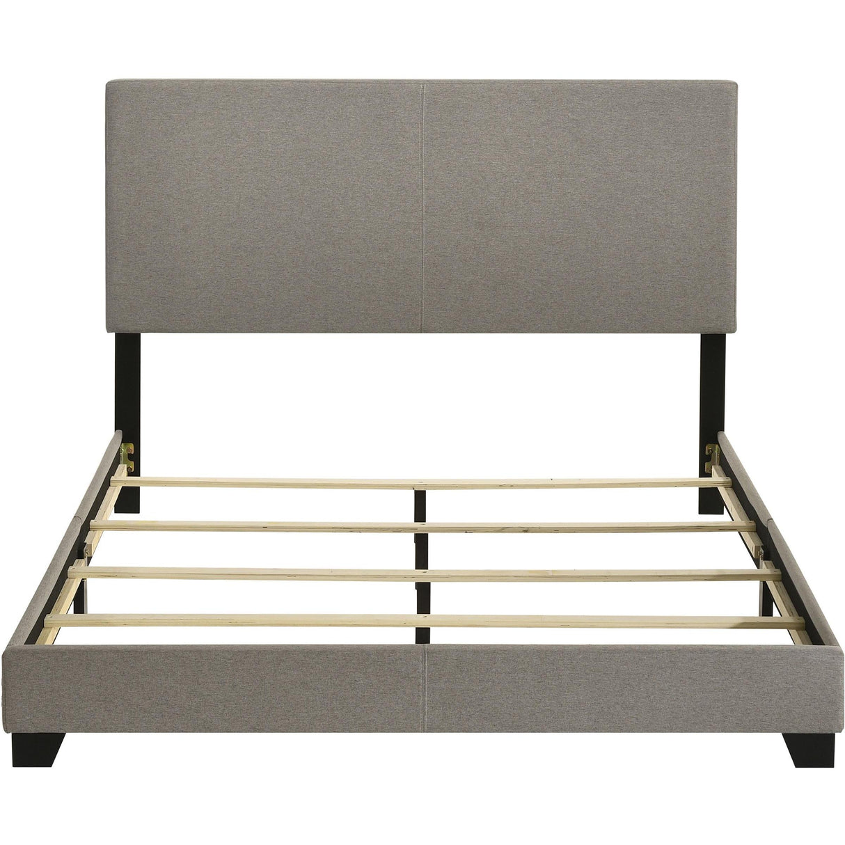  Coaster Furniture Dorian 300851Q Fabric Upholstered Queen Panel Bed - Taupe IMAGE 4