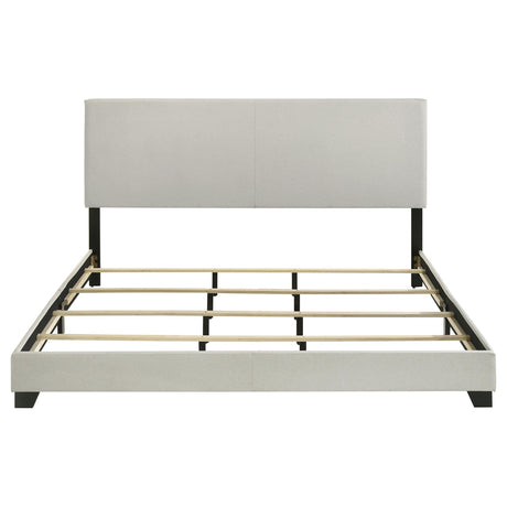  Coaster Furniture Dorian 300852KW Fabric Upholstered California King Panel Bed - Cream IMAGE 5