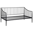  Coaster Furniture Newbury 301056 Metal Twin Daybed Bed Frame - Matte Black IMAGE 1