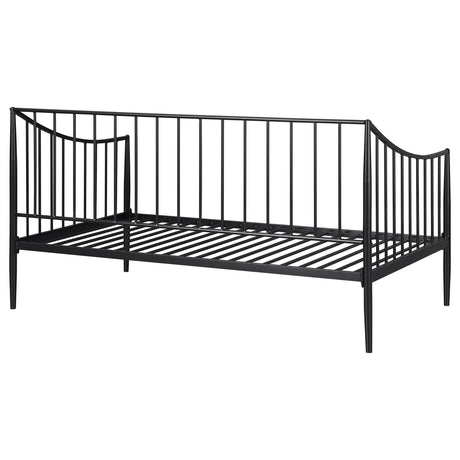  Coaster Furniture Newbury 301056 Metal Twin Daybed Bed Frame - Matte Black IMAGE 2