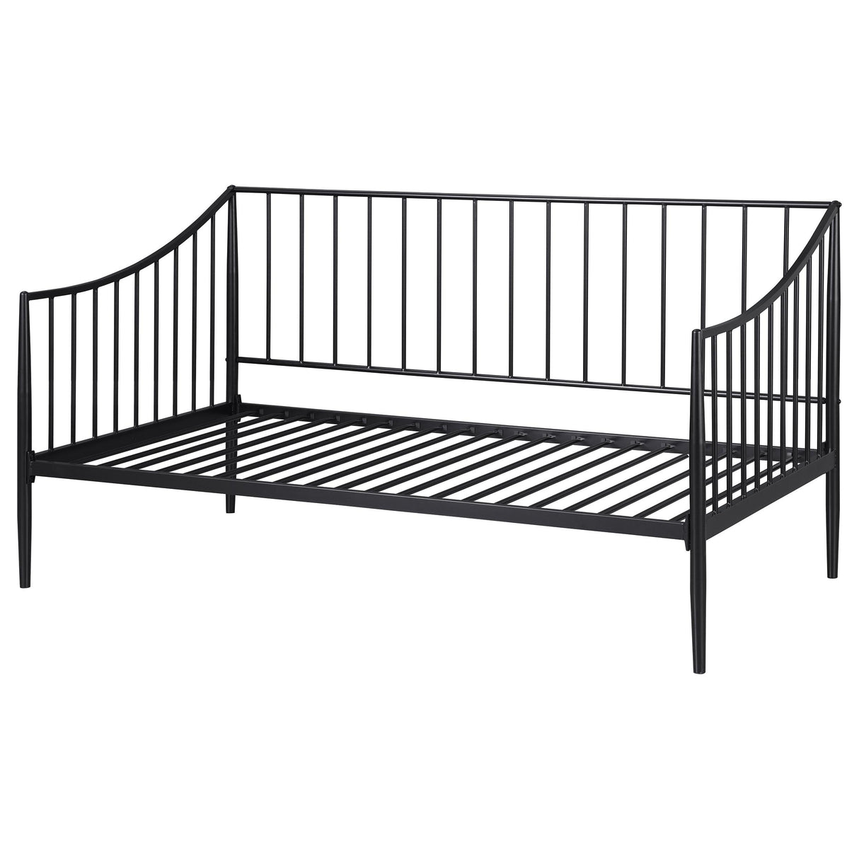 Coaster Furniture Newbury 301056 Metal Twin Daybed Bed Frame - Matte Black IMAGE 3