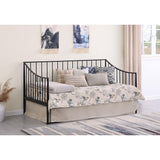  Coaster Furniture Newbury 301056 Metal Twin Daybed Bed Frame - Matte Black IMAGE 4