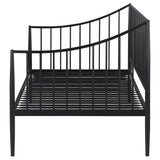  Coaster Furniture Newbury 301056 Metal Twin Daybed Bed Frame - Matte Black IMAGE 5