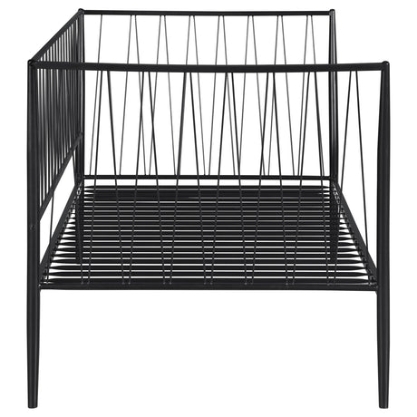  Coaster Furniture Richland 301057 Metal Twin Daybed Bed Frame - Matte Black IMAGE 4