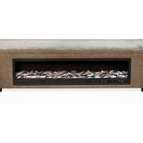  Coaster Furniture Senna 305811KE Upholstered Eastern King Audio Flame Visualizer Bed - Brown IMAGE 8