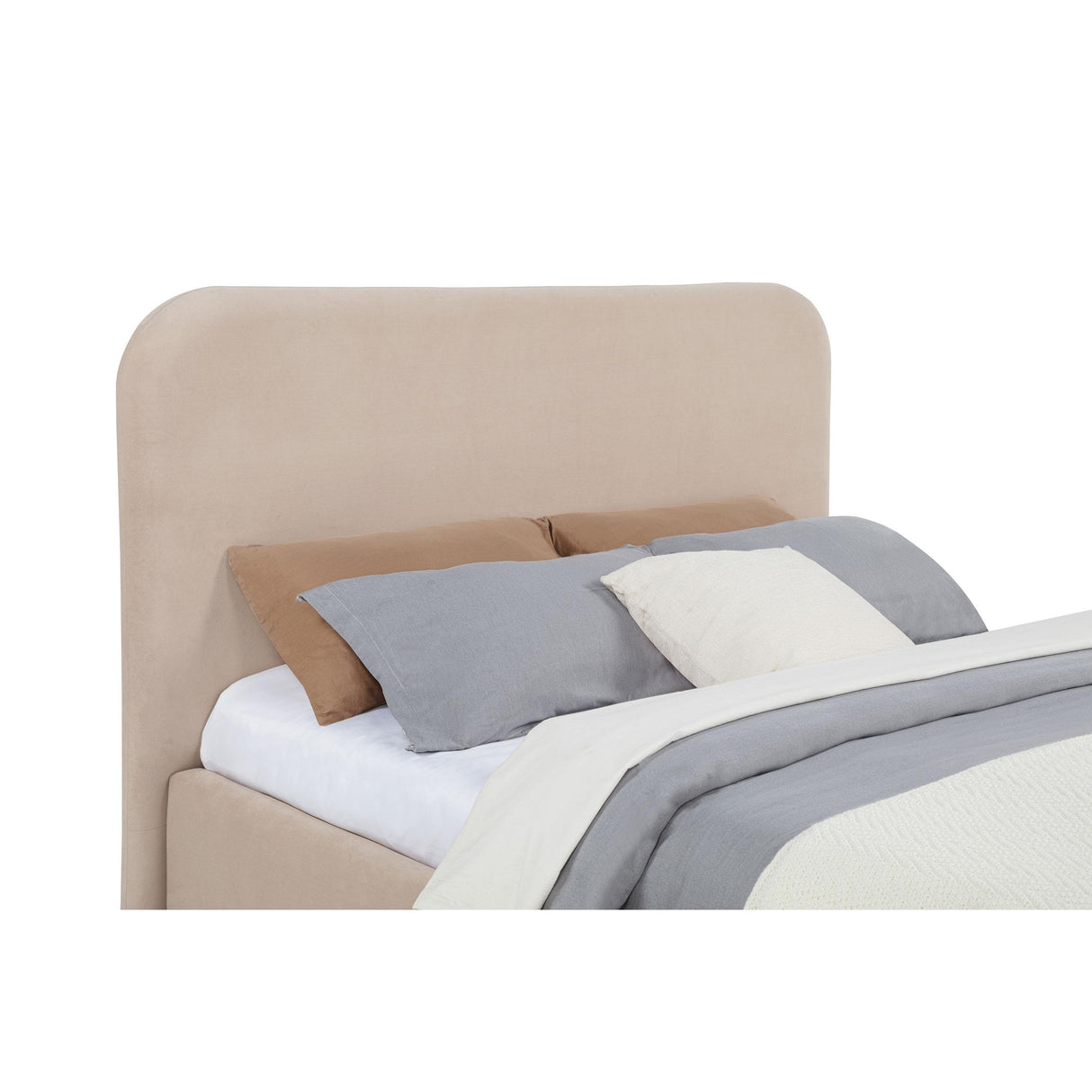  Coaster Furniture Anders 306037BEIF Upholstered Full Storage Lift Platform Bed - Beige IMAGE 4