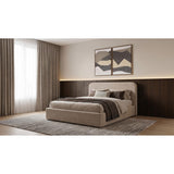  Coaster Furniture Anders 306037BEIF Upholstered Full Storage Lift Platform Bed - Beige IMAGE 6
