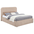  Coaster Furniture Anders 306037BEIKE Upholstered Eastern King Storage Lift Platform Bed - Beige IMAGE 1