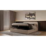  Coaster Furniture Anders 306037BEIKE Upholstered Eastern King Storage Lift Platform Bed - Beige IMAGE 9