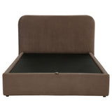  Coaster Furniture Anders 306037CHF Upholstered Full Storage Lift Platform Bed - Chocolate IMAGE 4