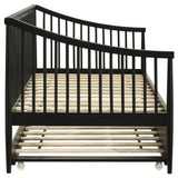  Coaster Furniture Delgado 310027 Windsor Twin Wood Daybed with Trundle - Black IMAGE 8