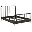  Coaster Furniture Rocco 310035F All Wood Water Pipe Open Frame Full Bed - Dark Bronze IMAGE 1