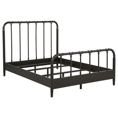  Coaster Furniture Rocco 310035F All Wood Water Pipe Open Frame Full Bed - Dark Bronze IMAGE 1