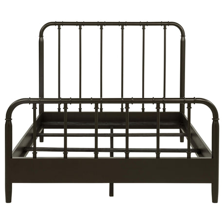  Coaster Furniture Rocco 310035F All Wood Water Pipe Open Frame Full Bed - Dark Bronze IMAGE 3