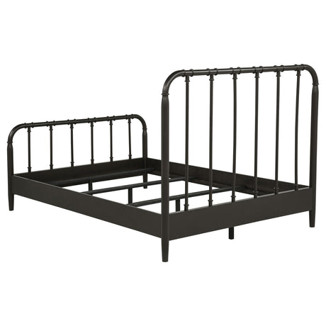  Coaster Furniture Rocco 310035F All Wood Water Pipe Open Frame Full Bed - Dark Bronze IMAGE 5