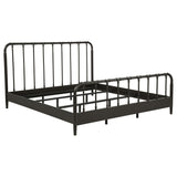  Coaster Furniture Rocco 310035KE All Wood Water Pipe Open Frame Eastern King Bed - Dark Bronze IMAGE 4