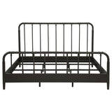  Coaster Furniture Rocco 310035KE All Wood Water Pipe Open Frame Eastern King Bed - Dark Bronze IMAGE 5