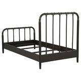  Coaster Furniture Rocco 310035T All Wood Water Pipe Open Frame Twin Bed - Dark Bronze IMAGE 5